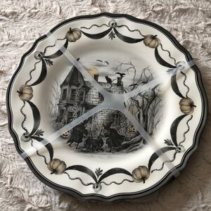Witchhouse Halloween Decorative Melamine Dinner Plates